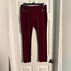 Joe Benbasset Deep Red Ankle Pants